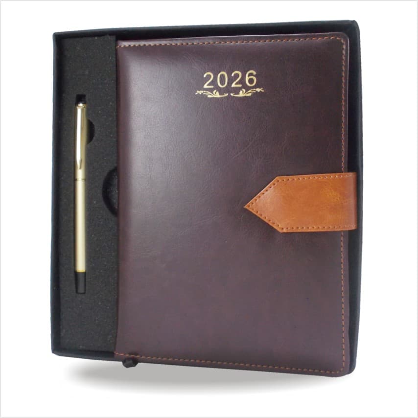 Polo A5 Corporate Diary and Pen Set

