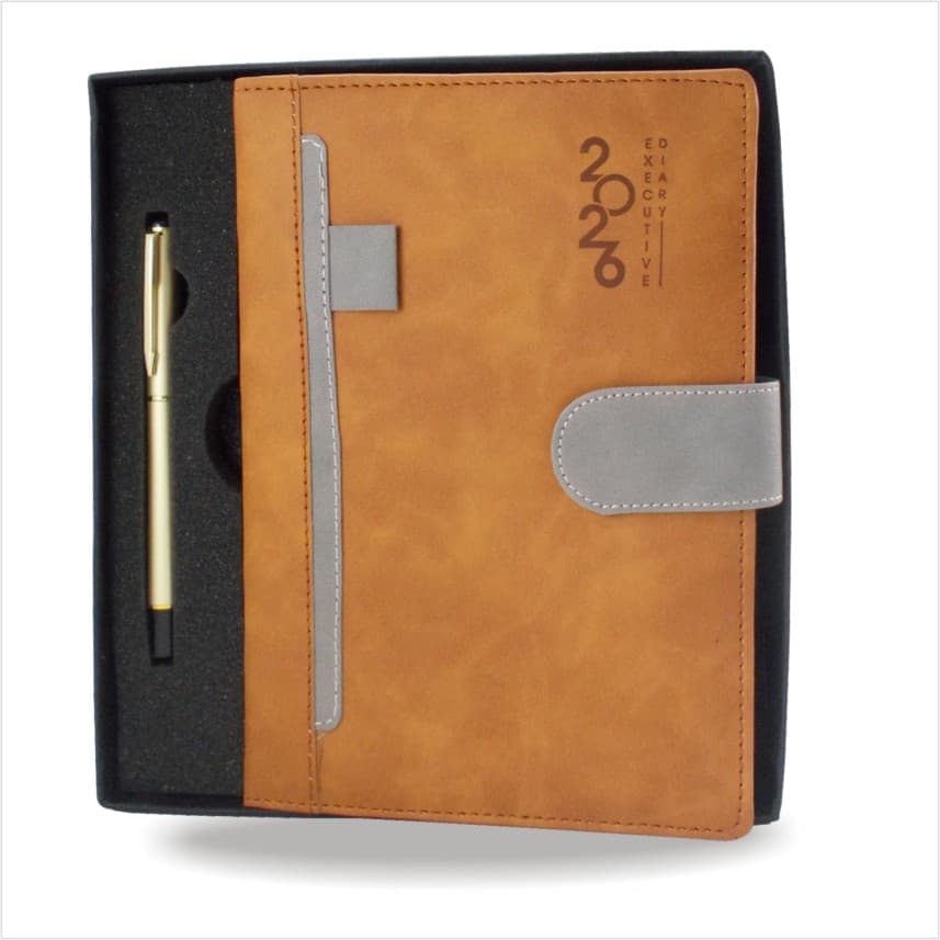 Primo A5 Corporate Diary and Pen Set